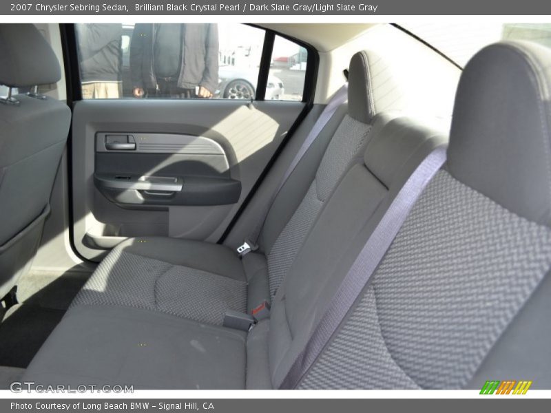 Brilliant Black Crystal Pearl / Dark Slate Gray/Light Slate Gray 2007 Chrysler Sebring Sedan