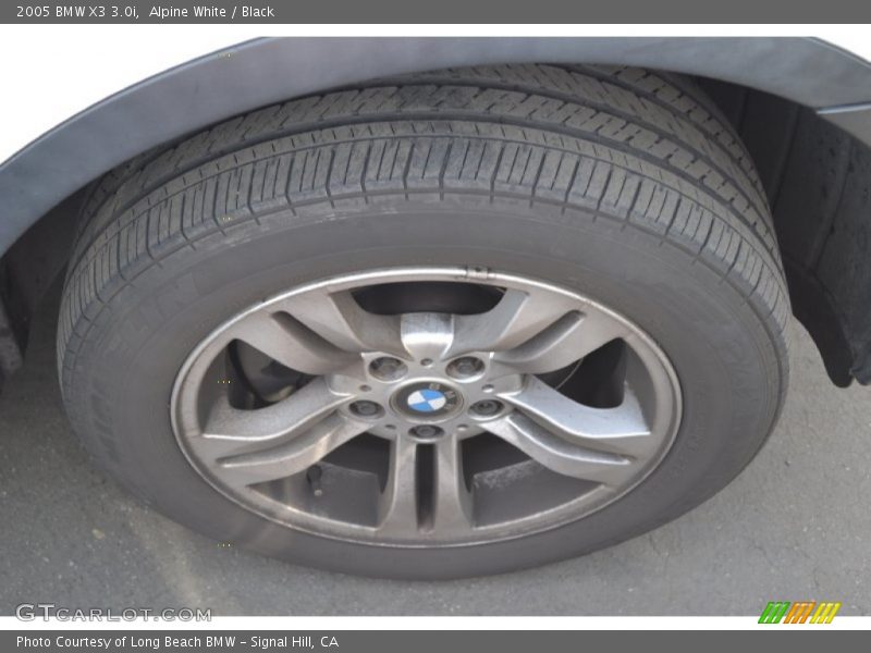 Alpine White / Black 2005 BMW X3 3.0i