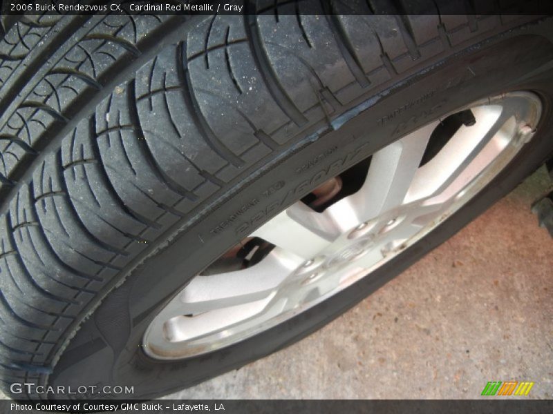 Cardinal Red Metallic / Gray 2006 Buick Rendezvous CX