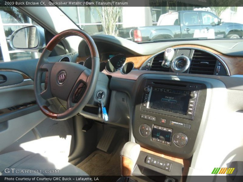 Quicksilver Metallic / Dark Titanium/Titanium 2009 Buick Enclave CX