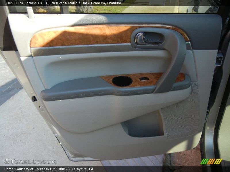Quicksilver Metallic / Dark Titanium/Titanium 2009 Buick Enclave CX