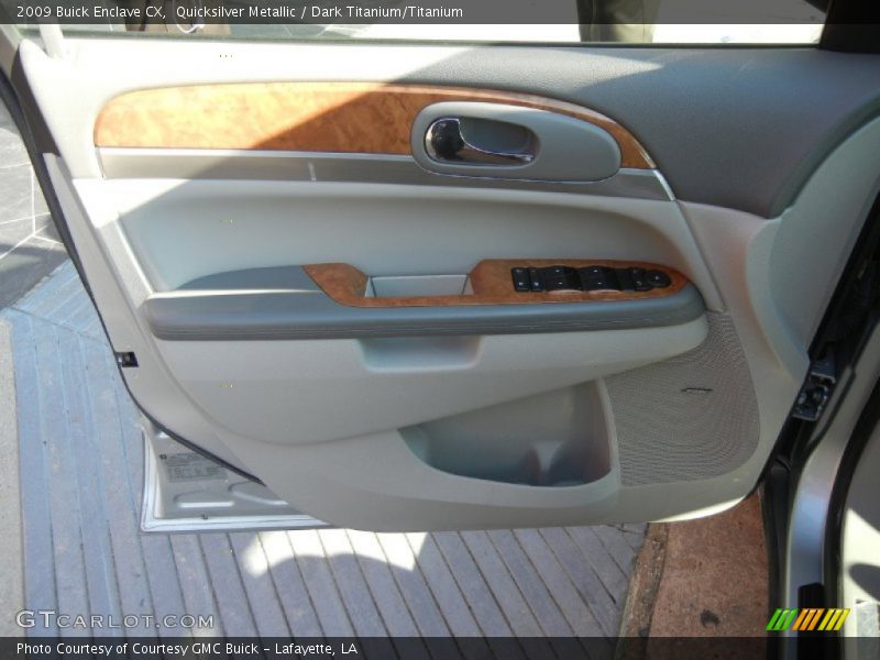Quicksilver Metallic / Dark Titanium/Titanium 2009 Buick Enclave CX