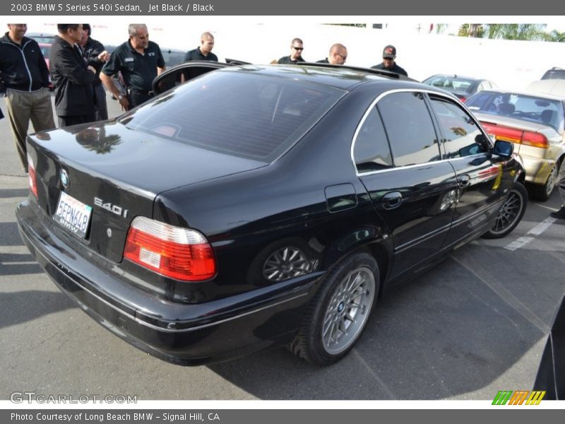 Jet Black / Black 2003 BMW 5 Series 540i Sedan