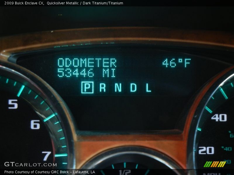 Quicksilver Metallic / Dark Titanium/Titanium 2009 Buick Enclave CX