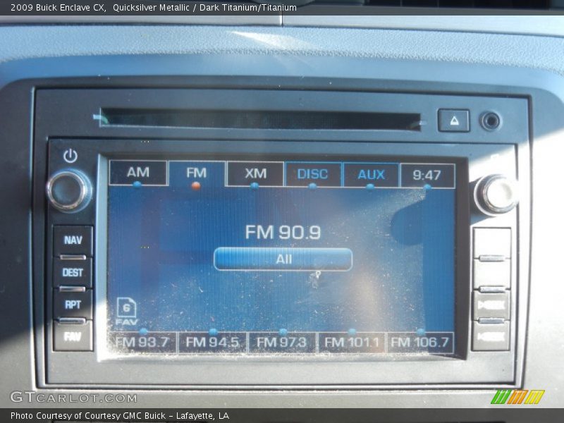 Quicksilver Metallic / Dark Titanium/Titanium 2009 Buick Enclave CX