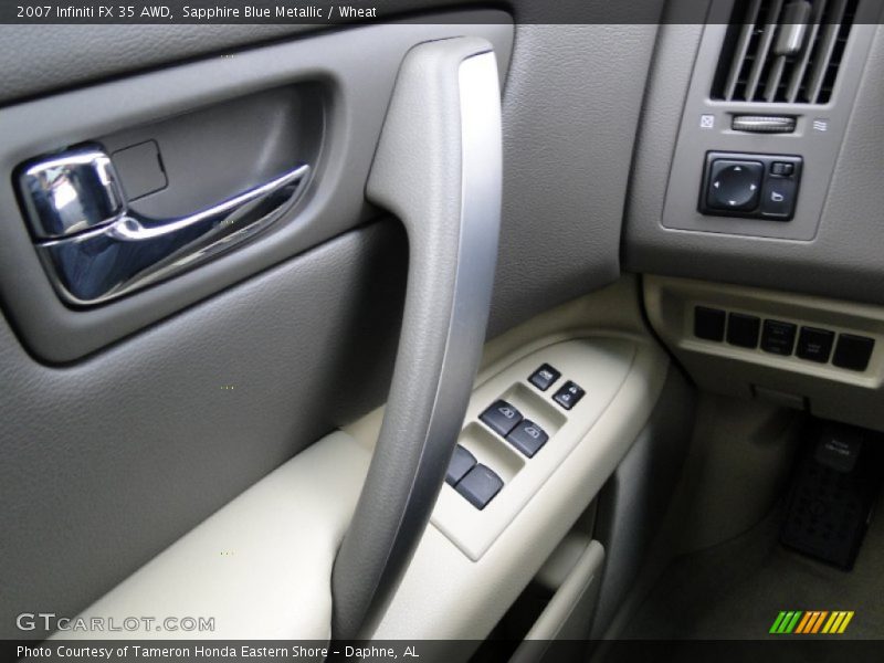 Sapphire Blue Metallic / Wheat 2007 Infiniti FX 35 AWD