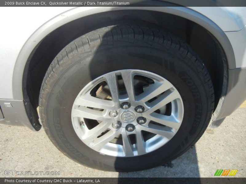 Quicksilver Metallic / Dark Titanium/Titanium 2009 Buick Enclave CX