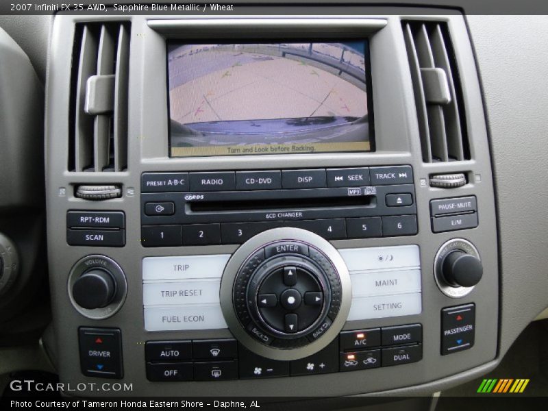 Sapphire Blue Metallic / Wheat 2007 Infiniti FX 35 AWD