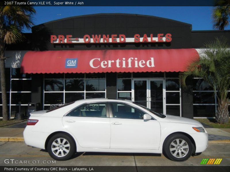 Super White / Ash 2007 Toyota Camry XLE V6