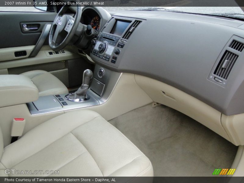 Sapphire Blue Metallic / Wheat 2007 Infiniti FX 35 AWD