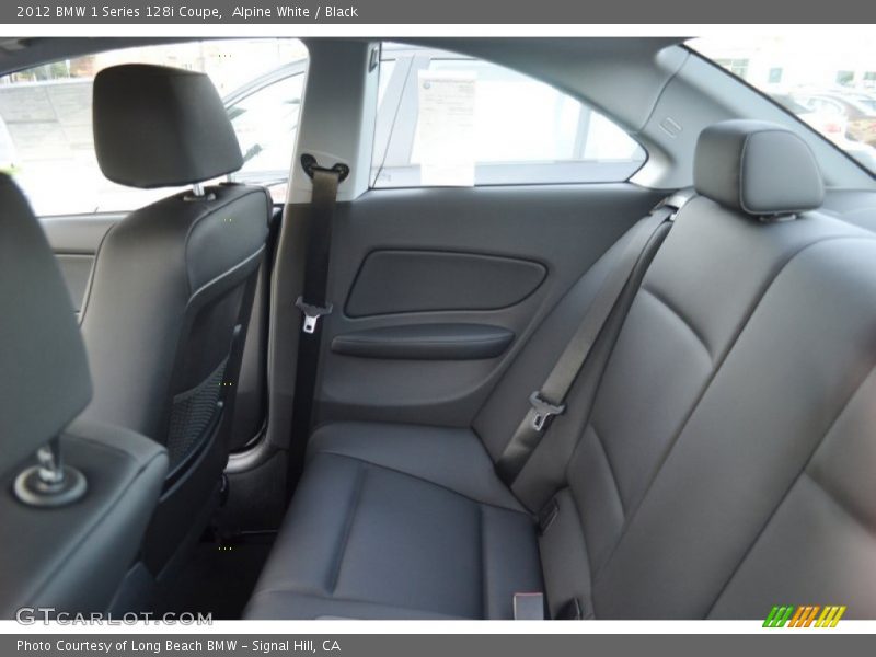  2012 1 Series 128i Coupe Black Interior