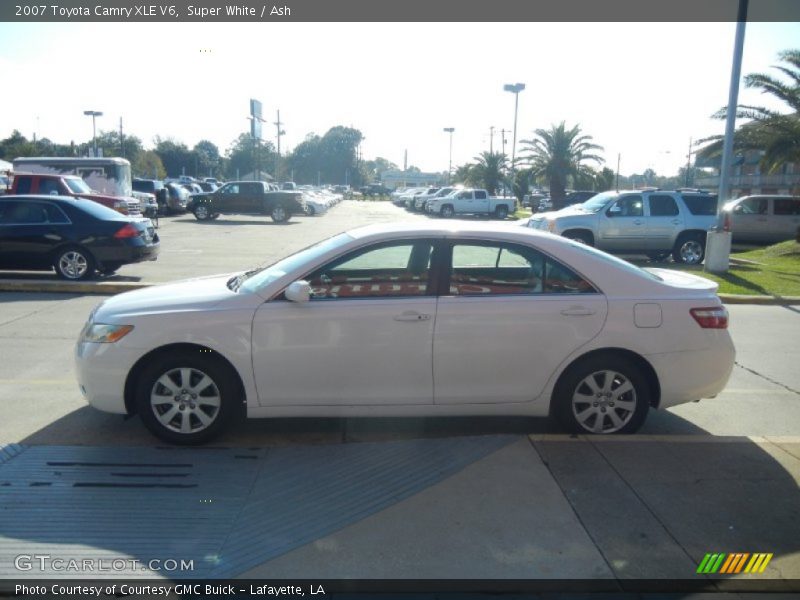 Super White / Ash 2007 Toyota Camry XLE V6