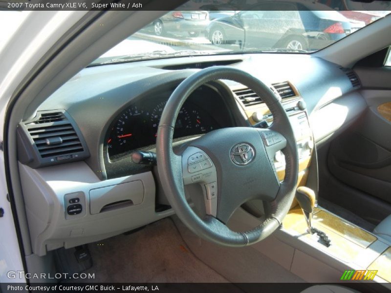Super White / Ash 2007 Toyota Camry XLE V6