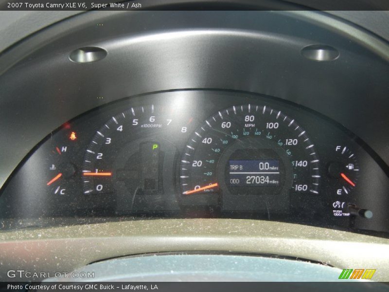 Super White / Ash 2007 Toyota Camry XLE V6