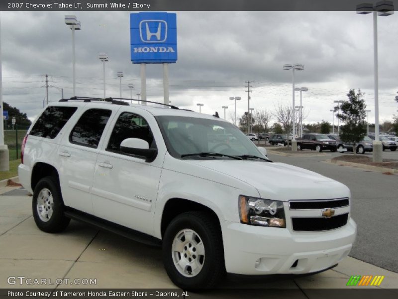 Summit White / Ebony 2007 Chevrolet Tahoe LT