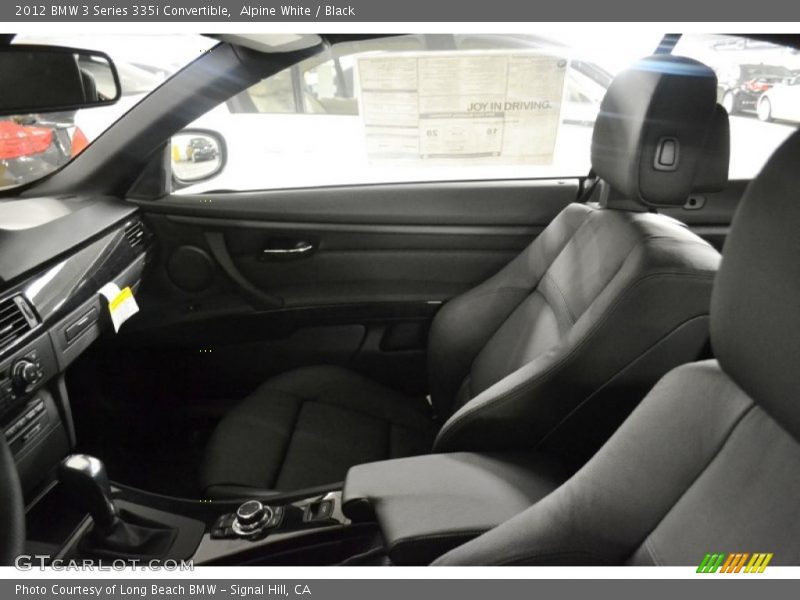 Alpine White / Black 2012 BMW 3 Series 335i Convertible