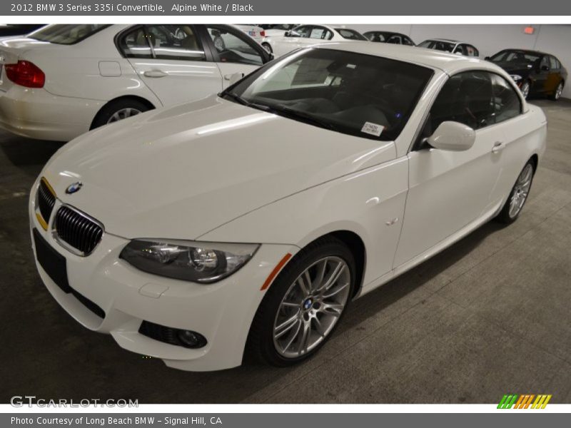 Alpine White / Black 2012 BMW 3 Series 335i Convertible