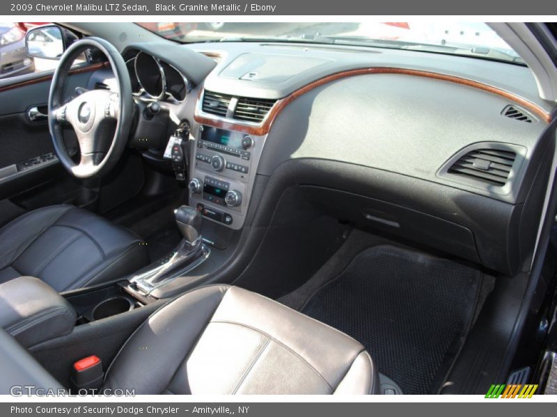 Black Granite Metallic / Ebony 2009 Chevrolet Malibu LTZ Sedan