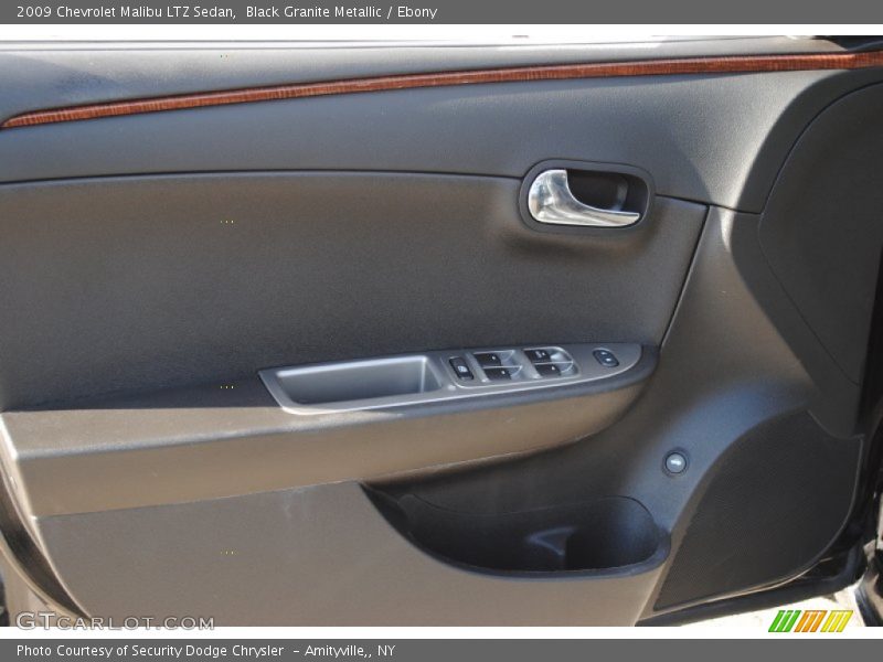 Black Granite Metallic / Ebony 2009 Chevrolet Malibu LTZ Sedan