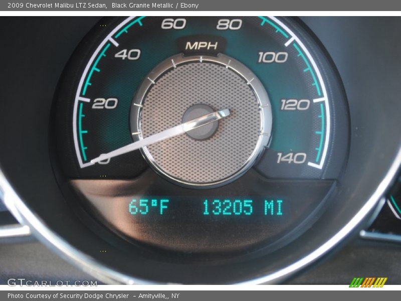 Black Granite Metallic / Ebony 2009 Chevrolet Malibu LTZ Sedan