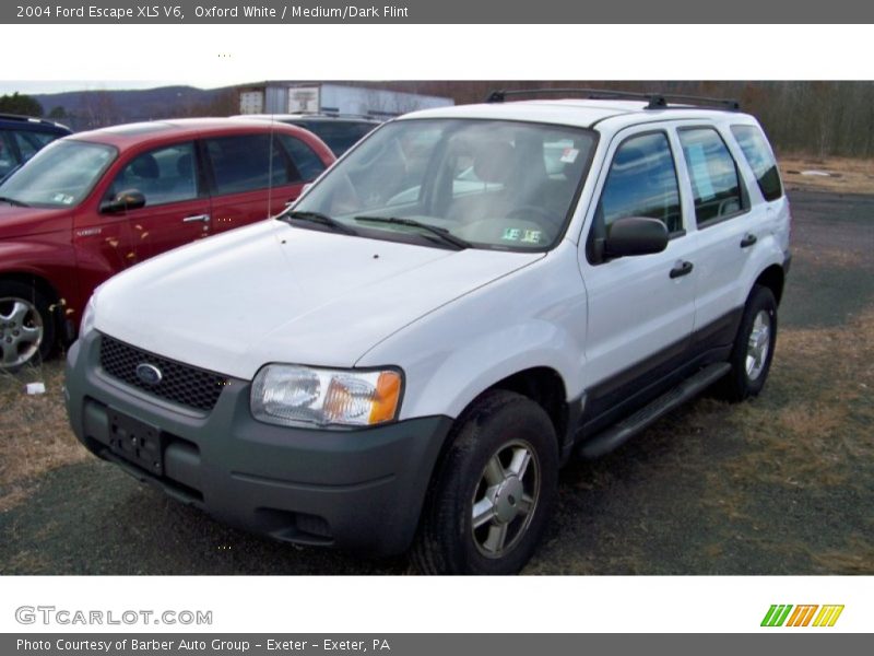 Oxford White / Medium/Dark Flint 2004 Ford Escape XLS V6