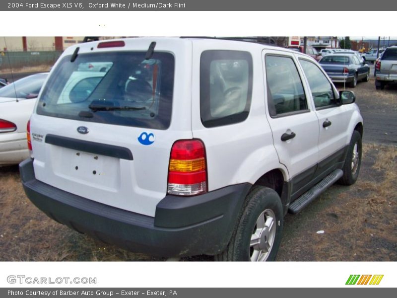 Oxford White / Medium/Dark Flint 2004 Ford Escape XLS V6