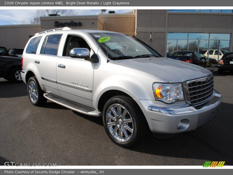 Bright Silver Metallic / Light Graystone 2008 Chrysler Aspen Limited 4WD