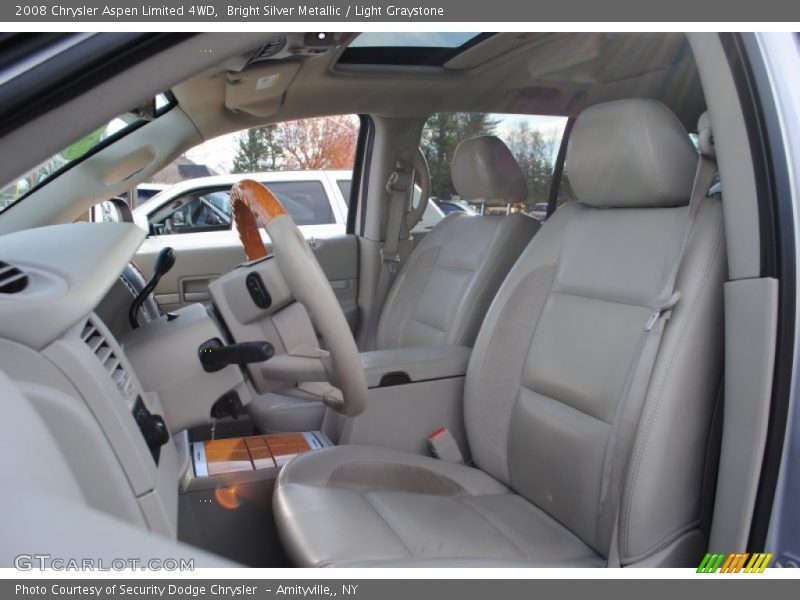 Bright Silver Metallic / Light Graystone 2008 Chrysler Aspen Limited 4WD