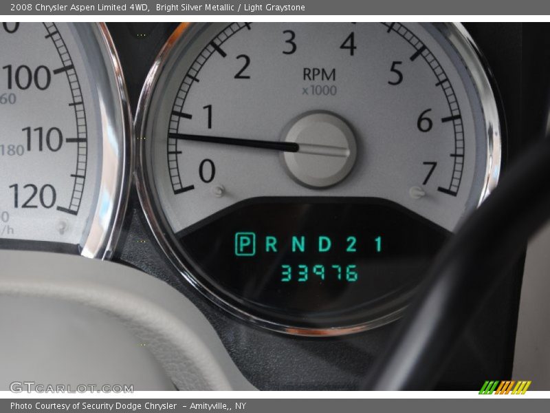 Bright Silver Metallic / Light Graystone 2008 Chrysler Aspen Limited 4WD