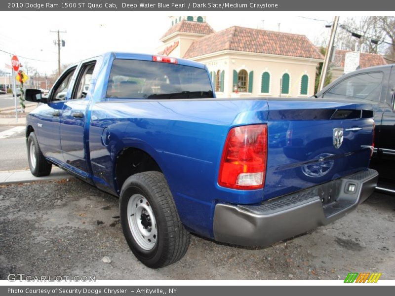 Deep Water Blue Pearl / Dark Slate/Medium Graystone 2010 Dodge Ram 1500 ST Quad Cab