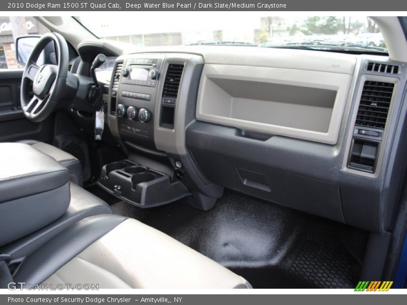 Deep Water Blue Pearl / Dark Slate/Medium Graystone 2010 Dodge Ram 1500 ST Quad Cab