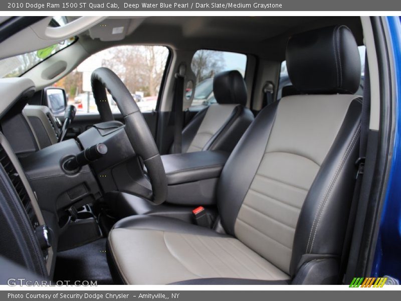 Deep Water Blue Pearl / Dark Slate/Medium Graystone 2010 Dodge Ram 1500 ST Quad Cab