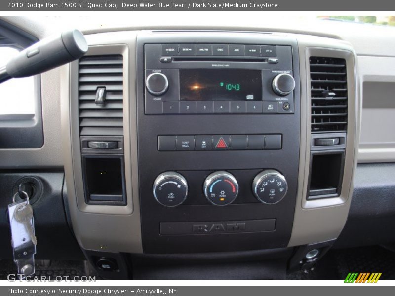 Deep Water Blue Pearl / Dark Slate/Medium Graystone 2010 Dodge Ram 1500 ST Quad Cab