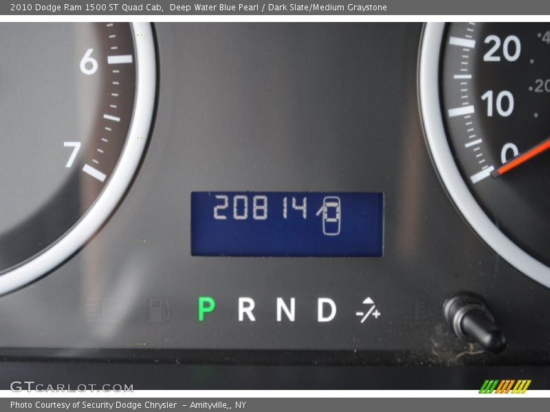 Deep Water Blue Pearl / Dark Slate/Medium Graystone 2010 Dodge Ram 1500 ST Quad Cab