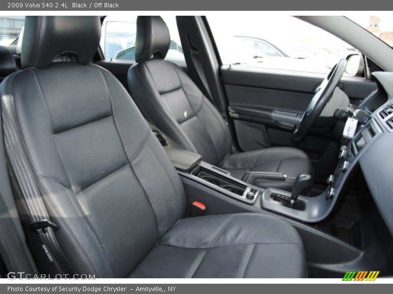 Black / Off Black 2009 Volvo S40 2.4i