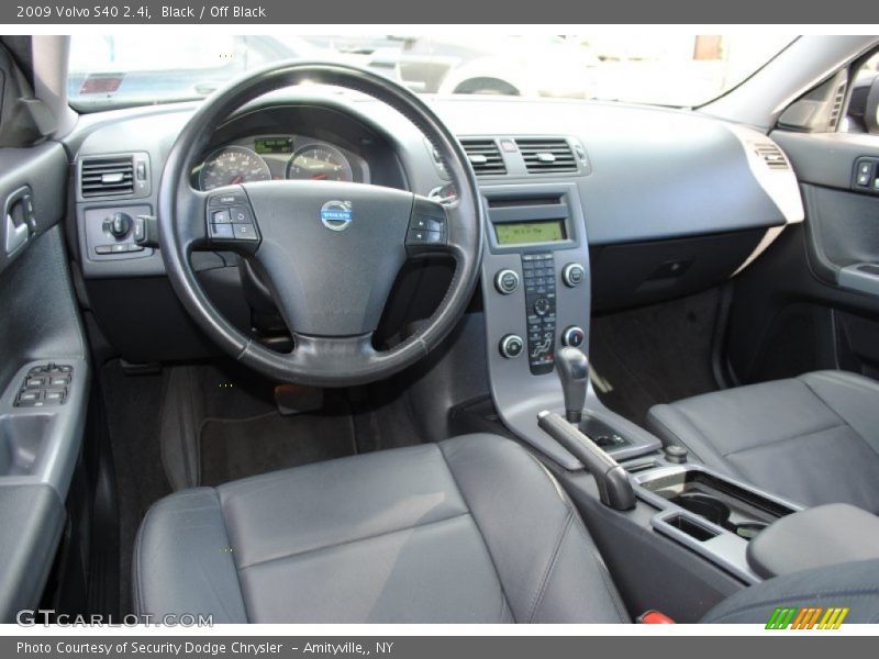Black / Off Black 2009 Volvo S40 2.4i