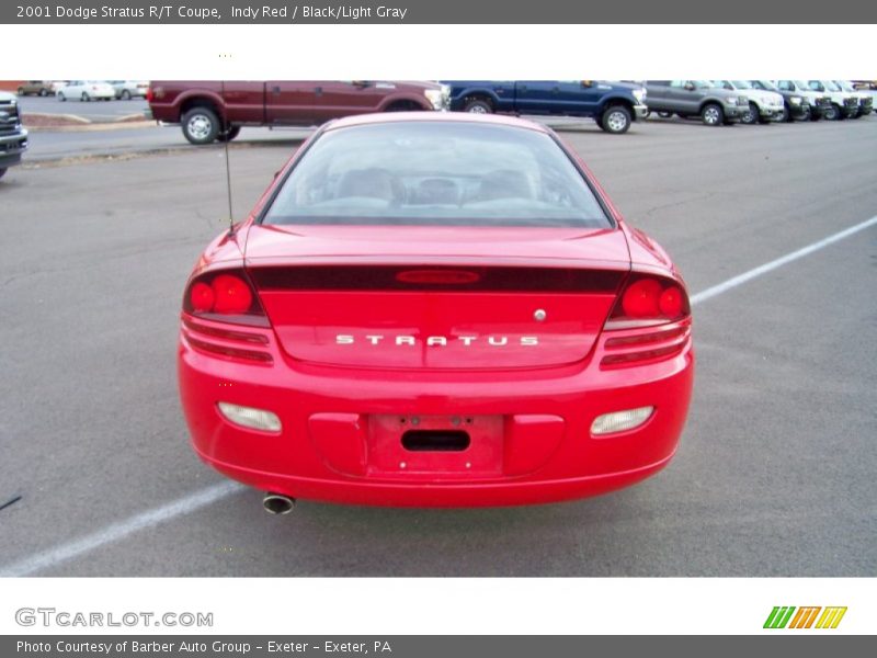 Indy Red / Black/Light Gray 2001 Dodge Stratus R/T Coupe