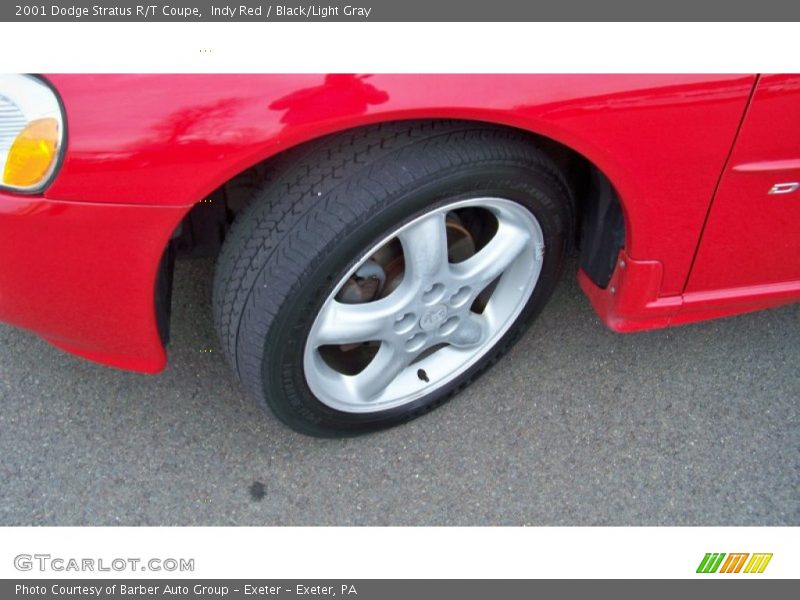 Indy Red / Black/Light Gray 2001 Dodge Stratus R/T Coupe