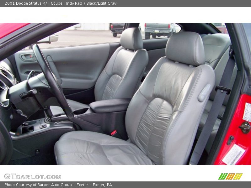  2001 Stratus R/T Coupe Black/Light Gray Interior