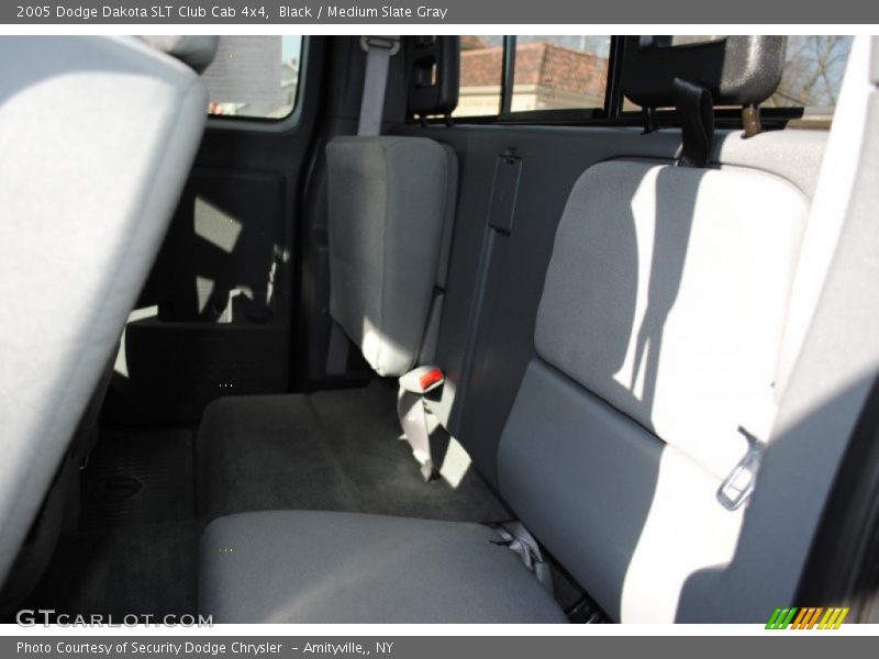 Black / Medium Slate Gray 2005 Dodge Dakota SLT Club Cab 4x4