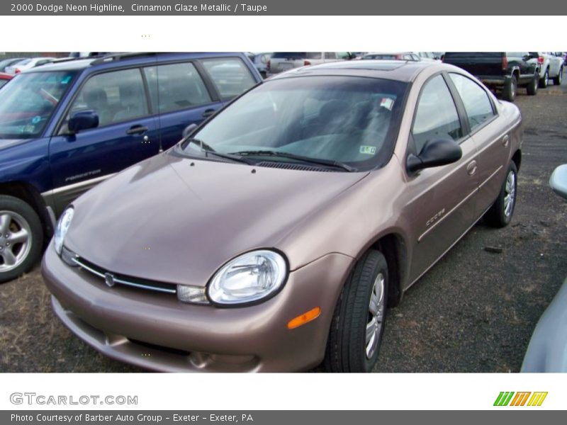 Cinnamon Glaze Metallic / Taupe 2000 Dodge Neon Highline