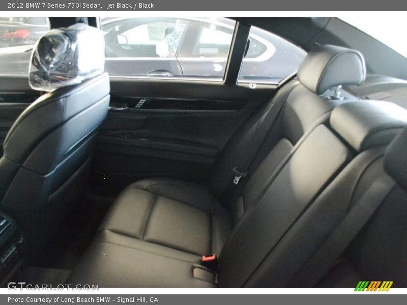 Jet Black / Black 2012 BMW 7 Series 750i Sedan