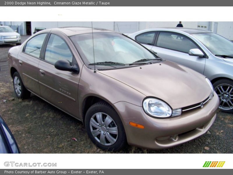 Cinnamon Glaze Metallic / Taupe 2000 Dodge Neon Highline