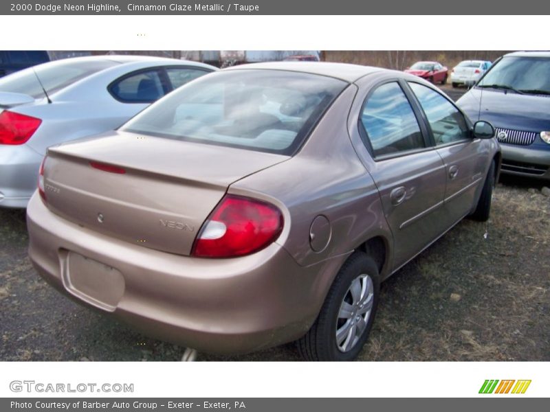 Cinnamon Glaze Metallic / Taupe 2000 Dodge Neon Highline