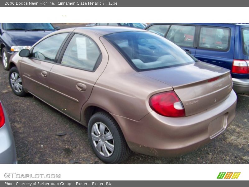 Cinnamon Glaze Metallic / Taupe 2000 Dodge Neon Highline