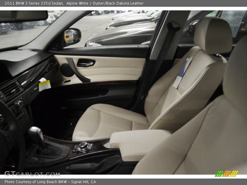 Alpine White / Oyster/Black Dakota Leather 2011 BMW 3 Series 335d Sedan