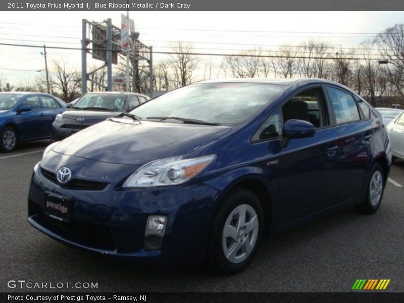 Blue Ribbon Metallic / Dark Gray 2011 Toyota Prius Hybrid II