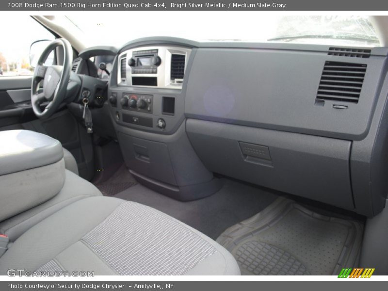 Bright Silver Metallic / Medium Slate Gray 2008 Dodge Ram 1500 Big Horn Edition Quad Cab 4x4