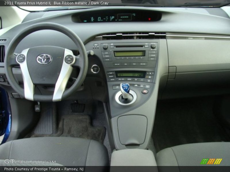 Blue Ribbon Metallic / Dark Gray 2011 Toyota Prius Hybrid II