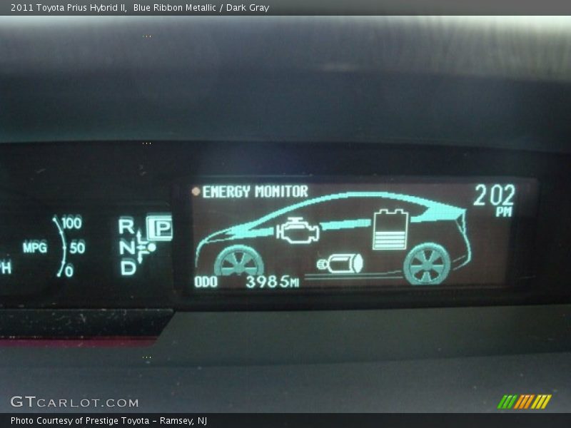 Blue Ribbon Metallic / Dark Gray 2011 Toyota Prius Hybrid II